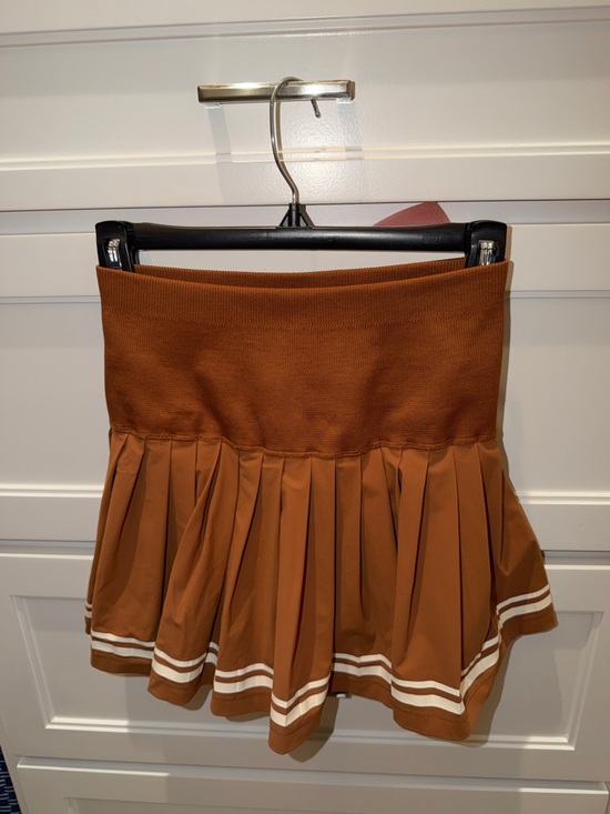 Wilson Midtown Tennis Skirt Bronze Burnt Orange XS - Picture 11 of 16